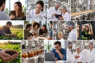 Collage d’équipe et d’innovation agroalimentaire